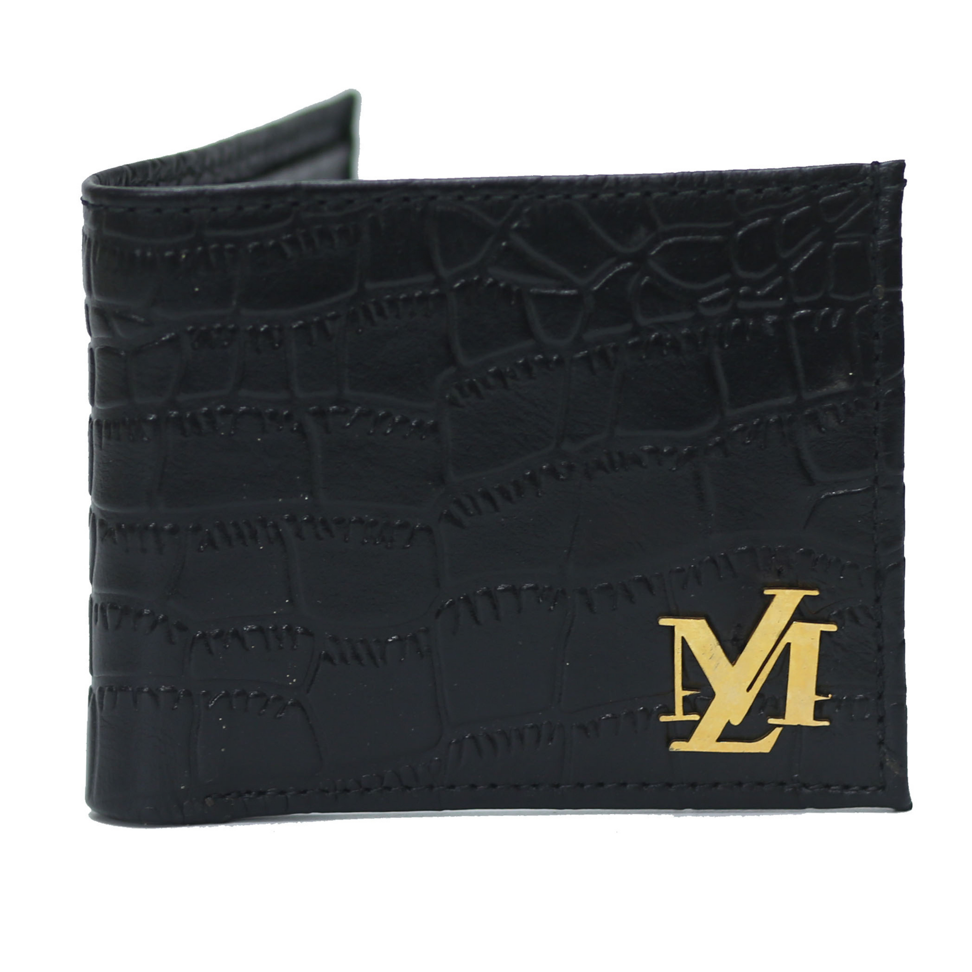 Jet Black Waxed Alligator