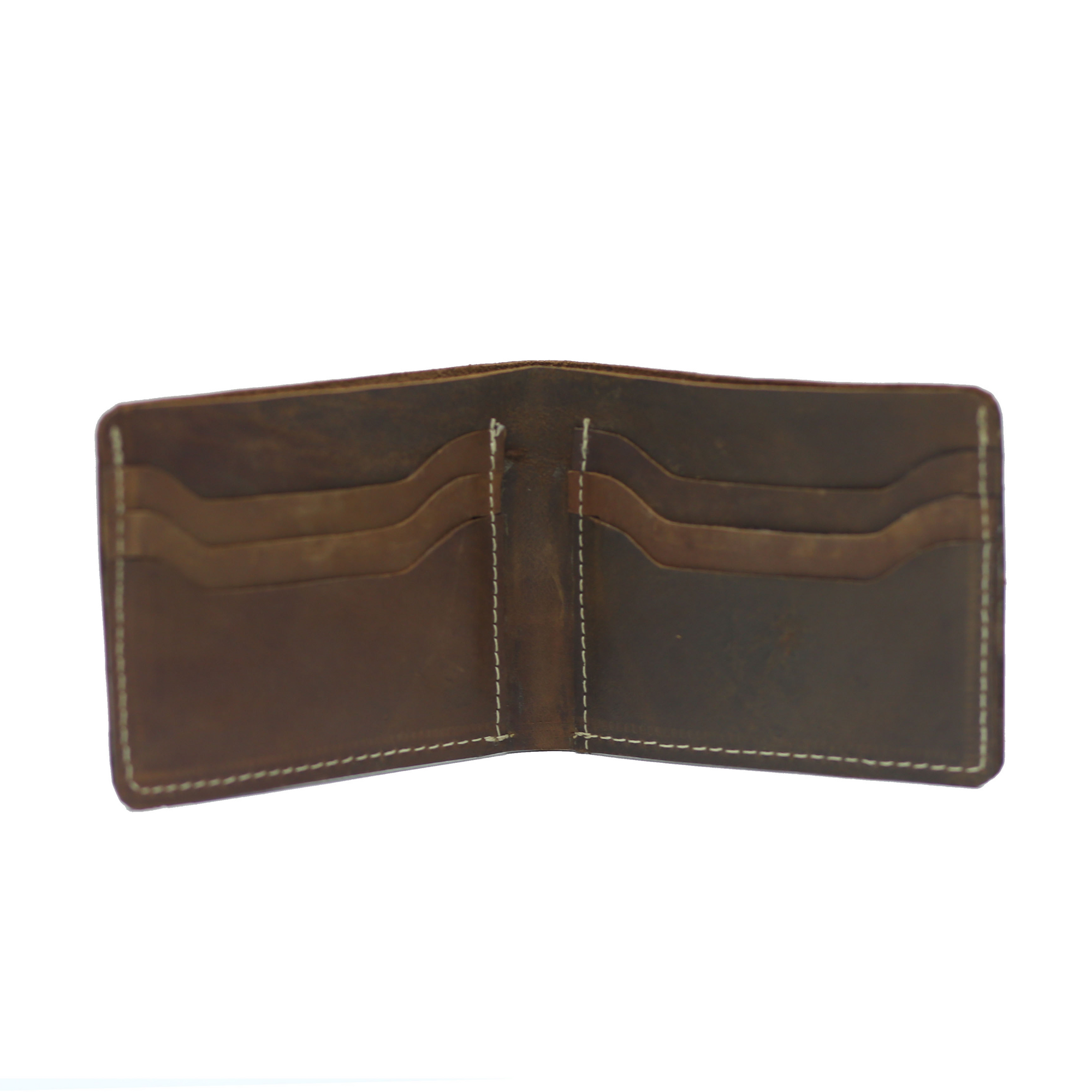 Light Brown Waxed Wallet