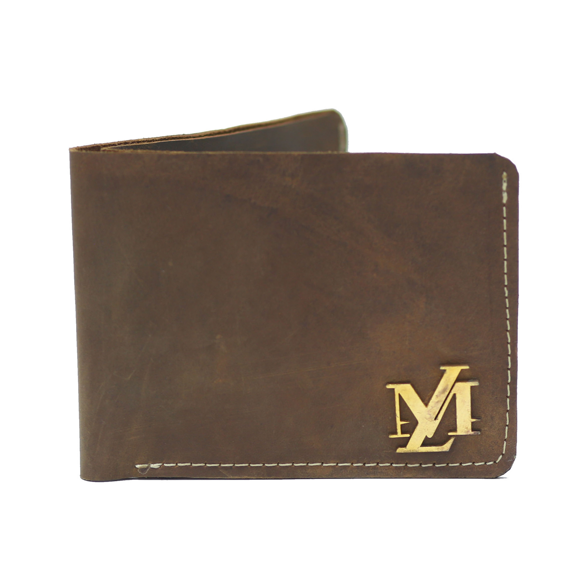 Light Brown Waxed Wallet