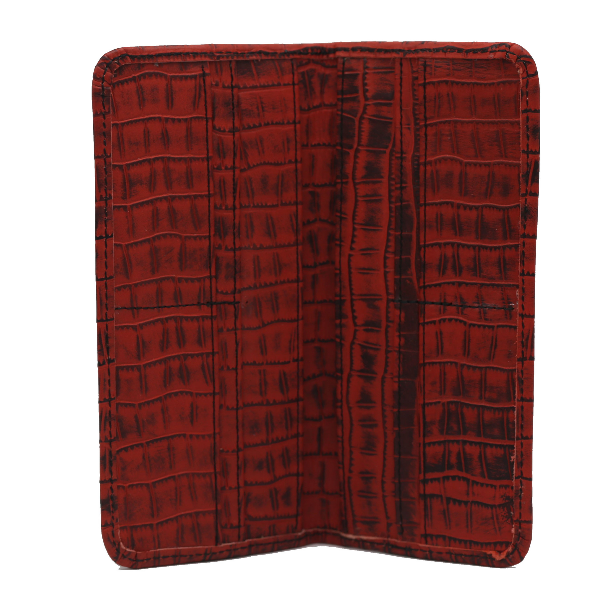 Moccaccino Waxed Crocodile Wallet