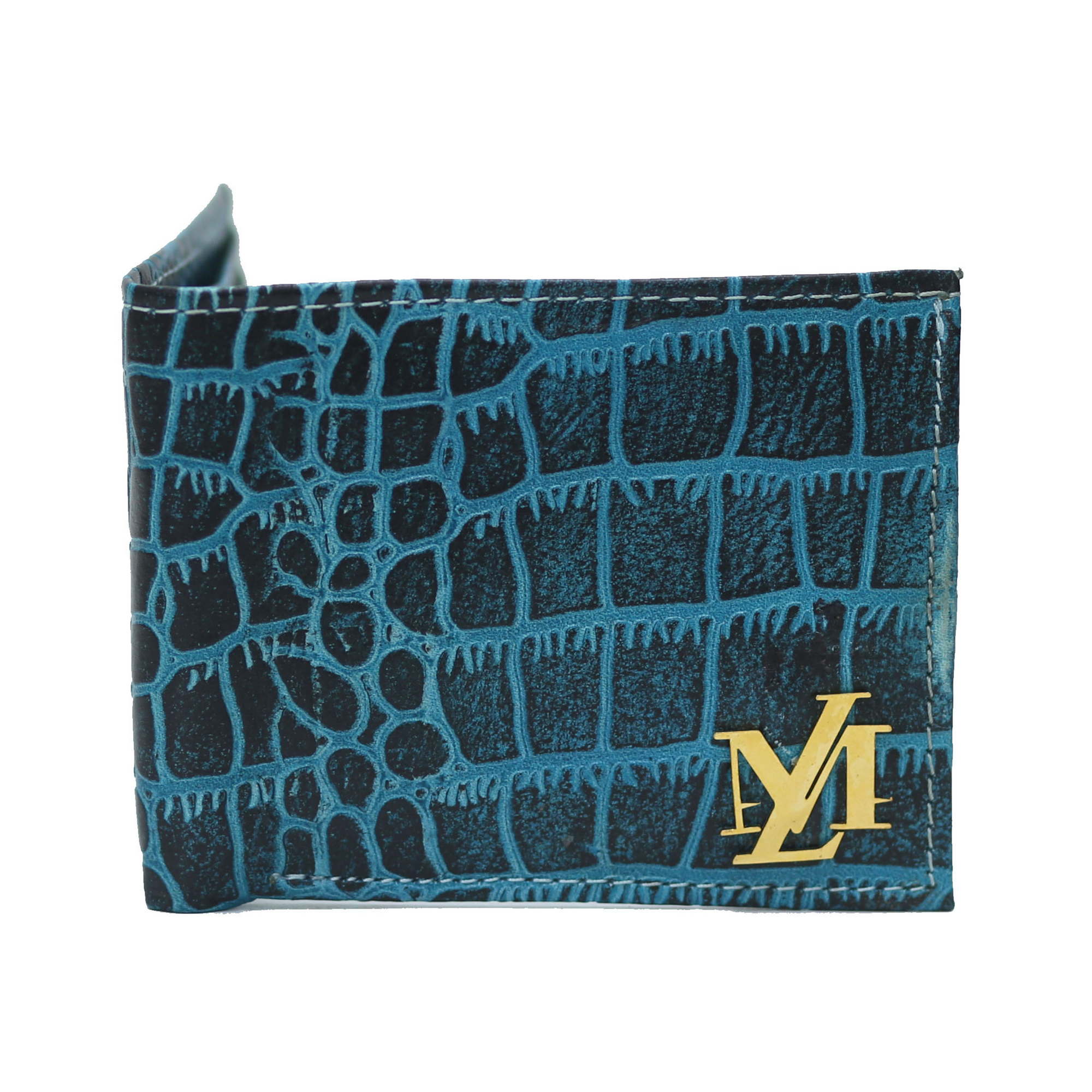 Muted Blue Waxed Alligator