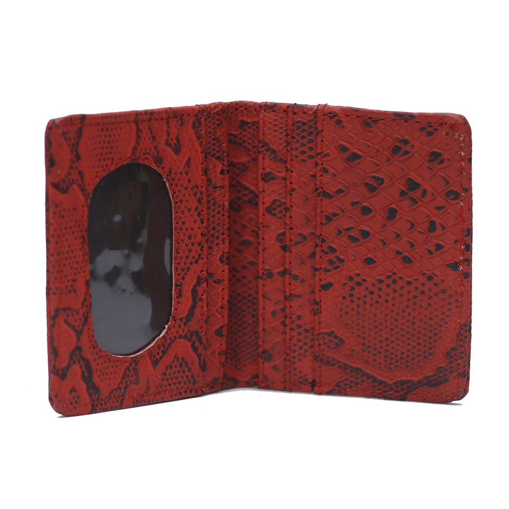 Red and Black Waxed Python