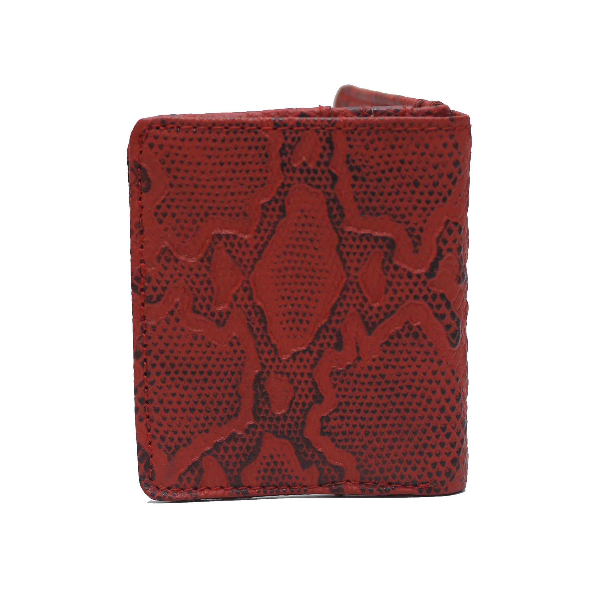 Red and Black Waxed Python