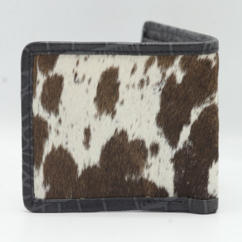 Hairon Bi-fold Brown & White wallet