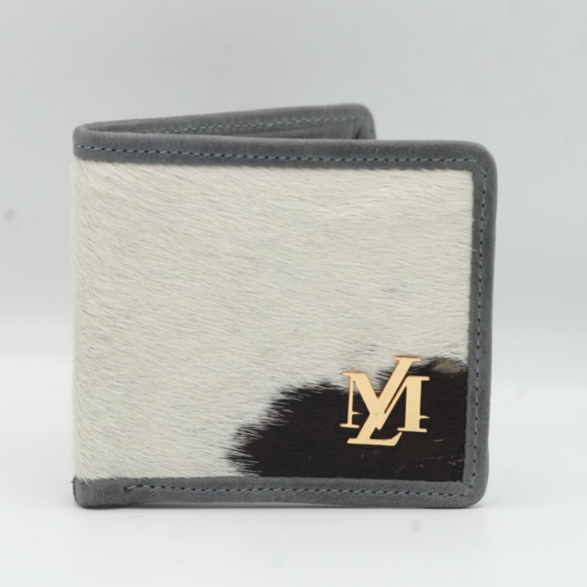 Hairon Bi-fold Black & White wallet