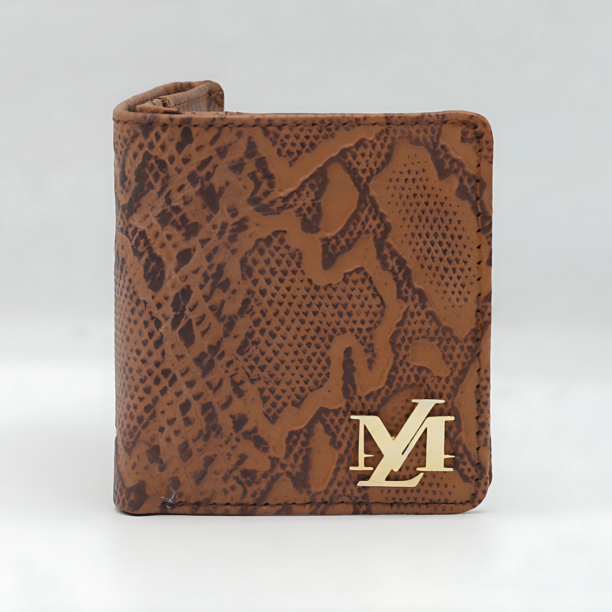 Python Mini Wallet Conic with Black Waxed