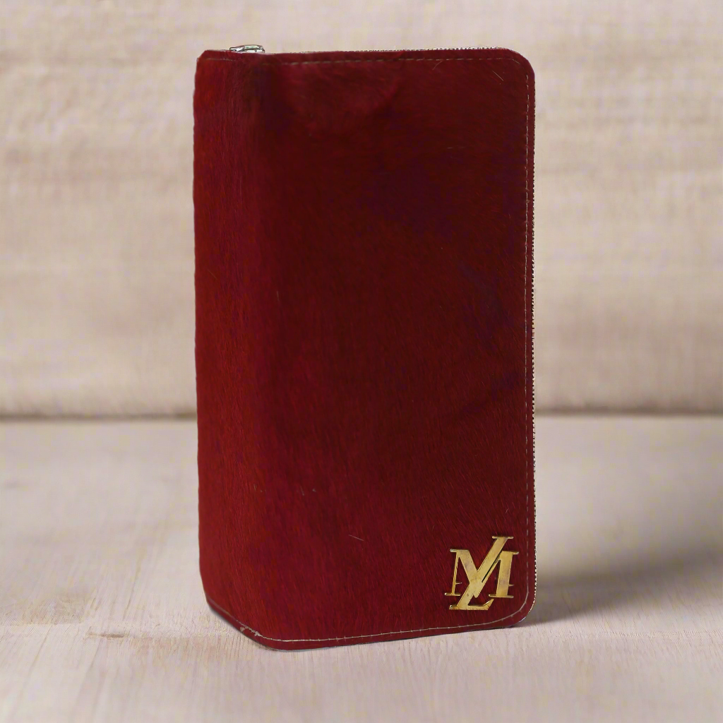 Red Zipper long wallet