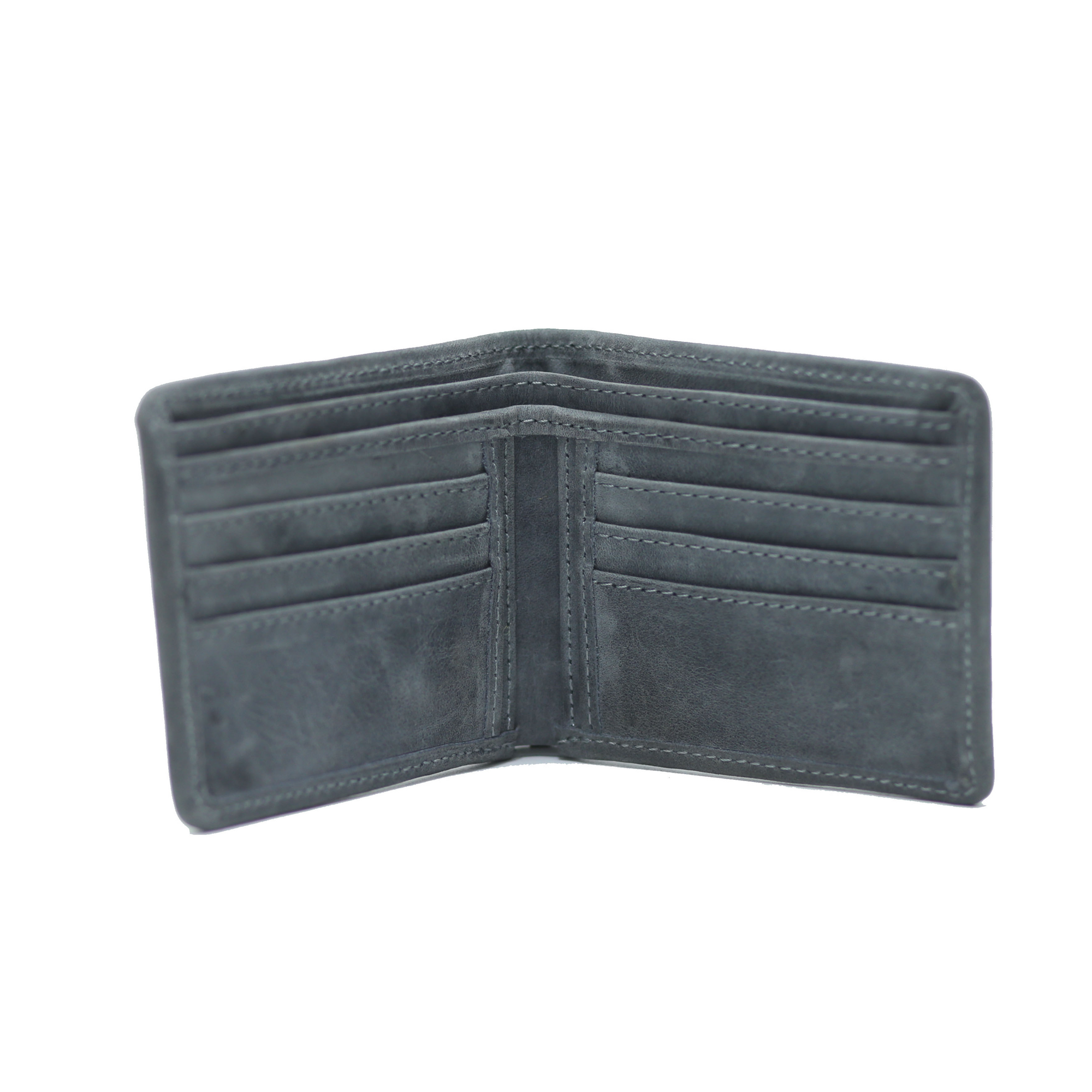 White gray textured wallet