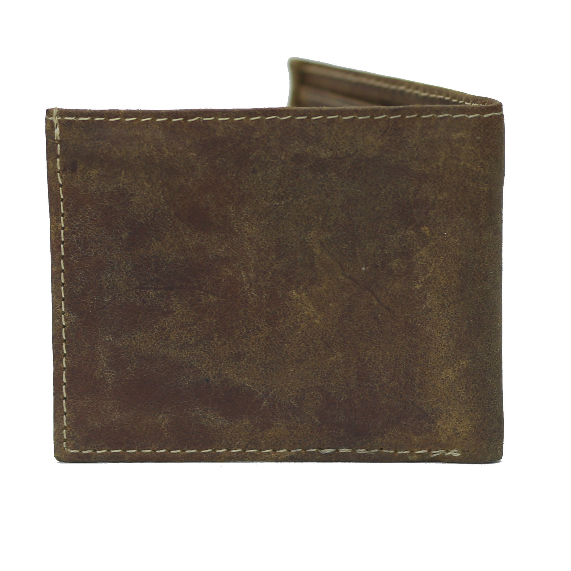 Woody Brown Waxed Pullup Wallet