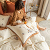 Cotton Bed Linen Embroidered Quilt Cover