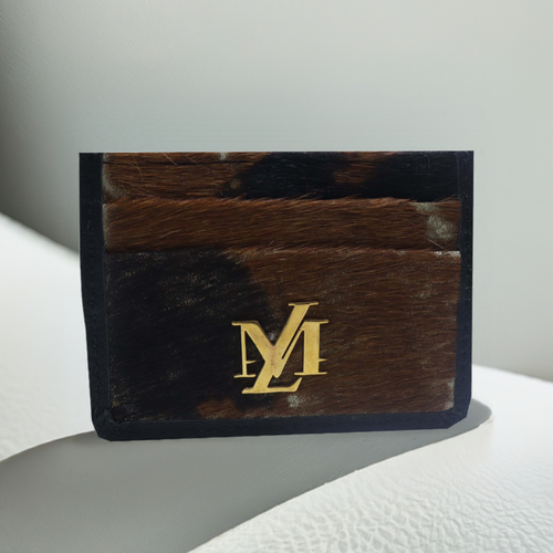 Antique Buff Hairon Card Holder