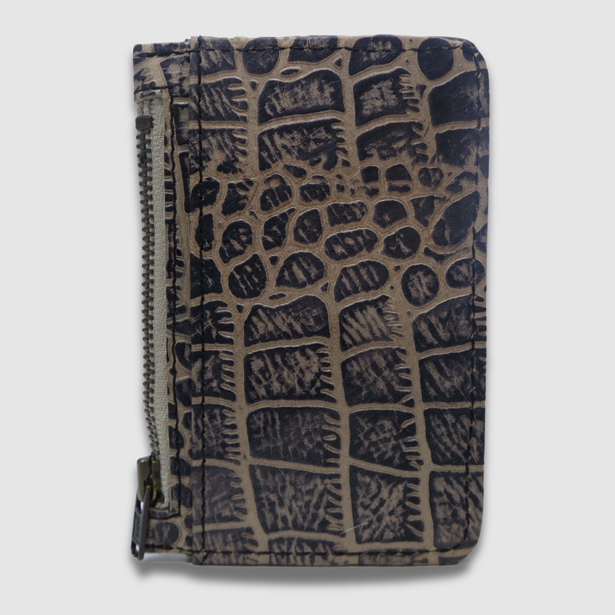 Crocodile Card Holder Zipper