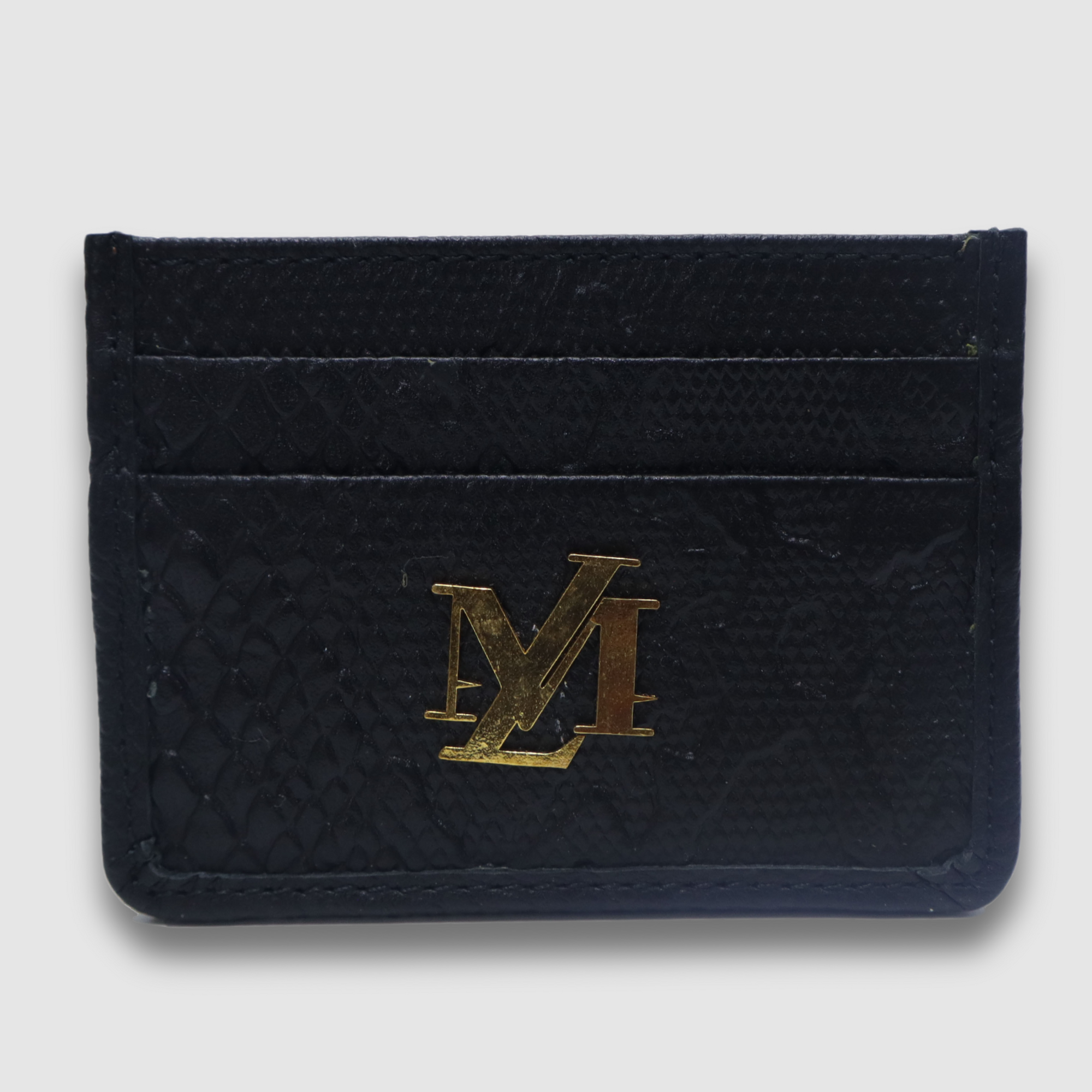 Black Python Card Holder