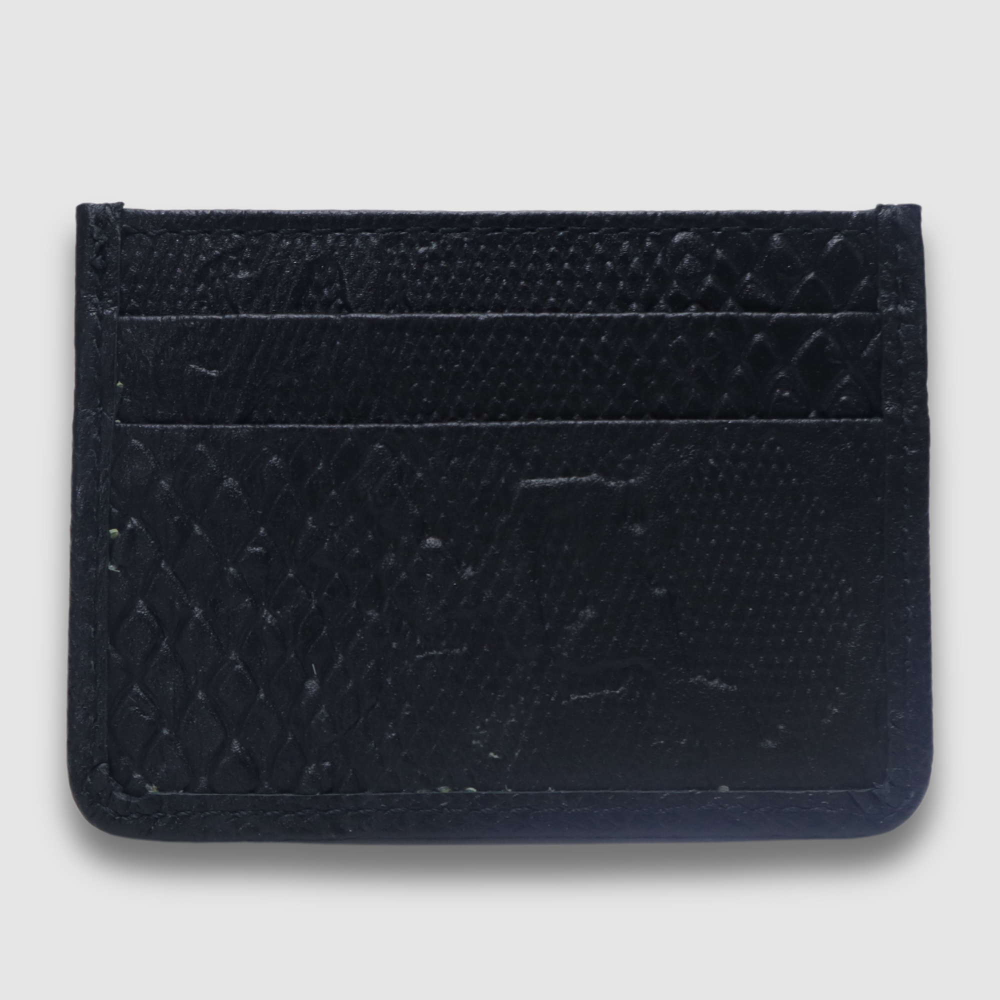 Black Python Card Holder