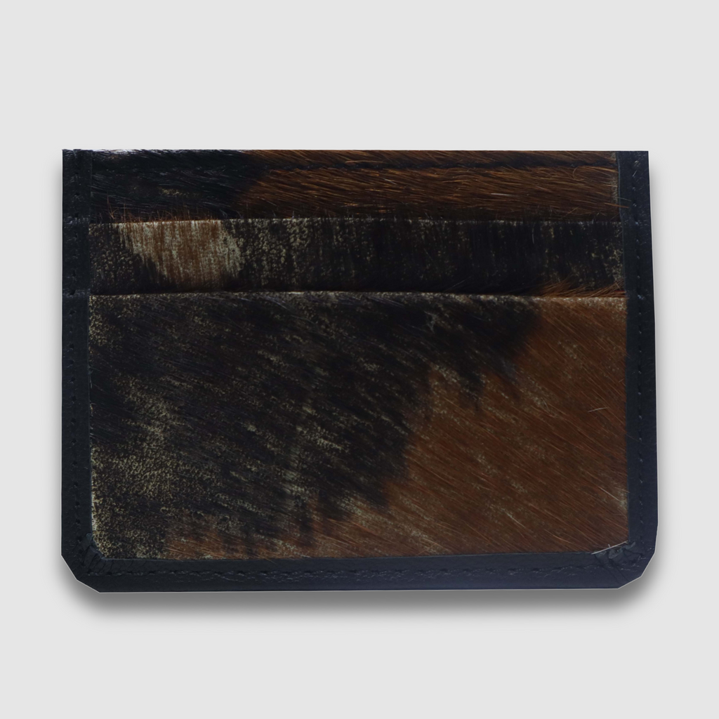 Antique Buff Hairon Card Holder