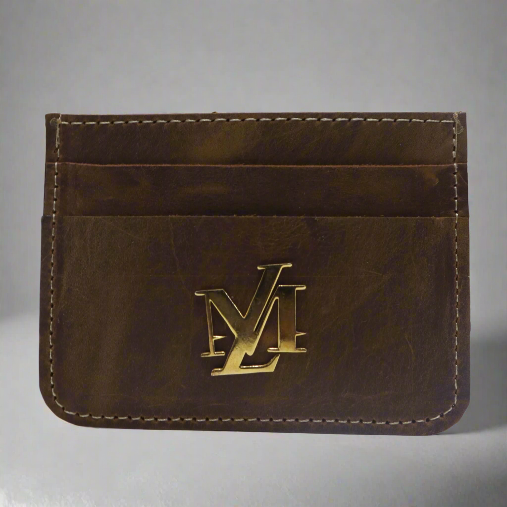 Tan Pullup Card Holder