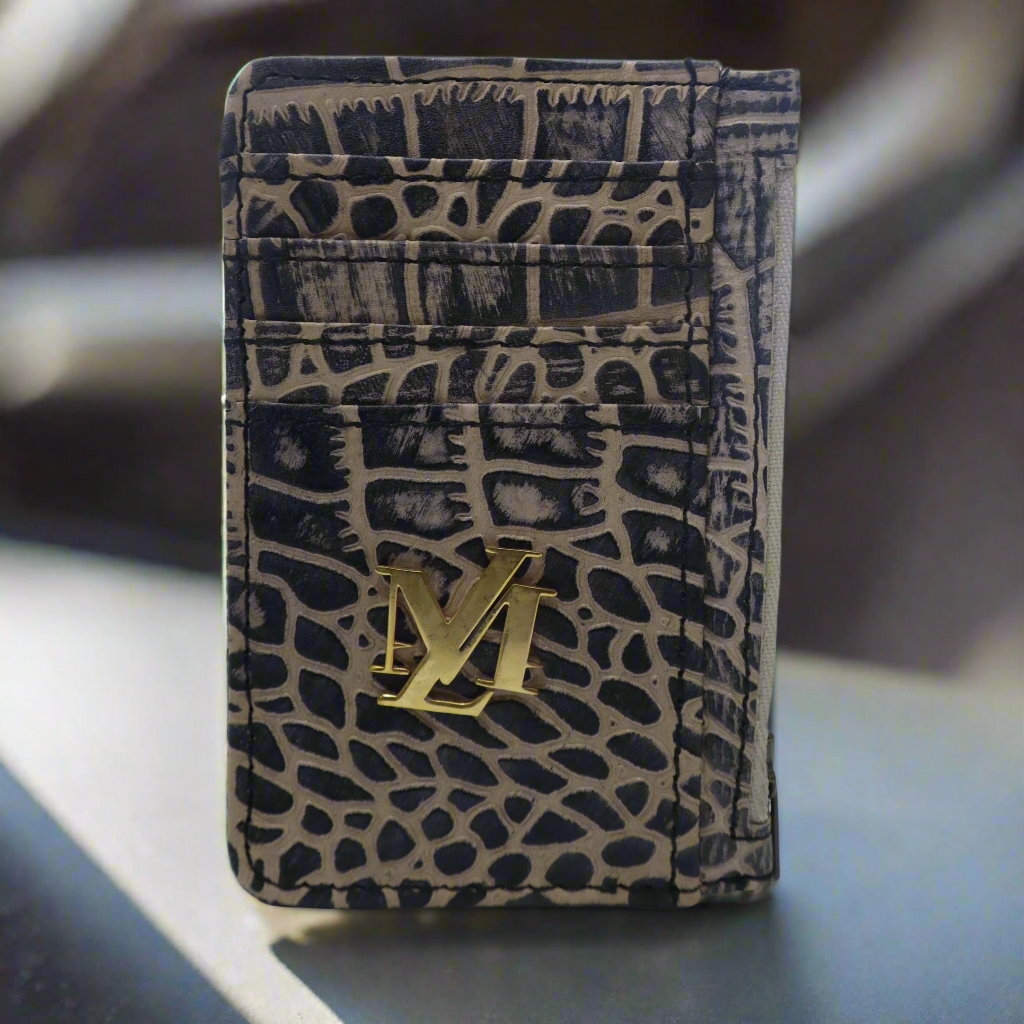 Crocodile Card Holder Zipper